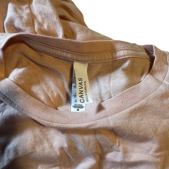 Canvas Bella Canvas pink and grey Mama of Mayhem Motherhood Chapter t shirt size - Picture 5 of 5